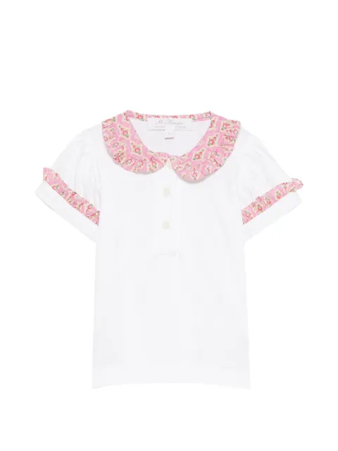 Mariella Ferrari floral-print ruffled-detail top