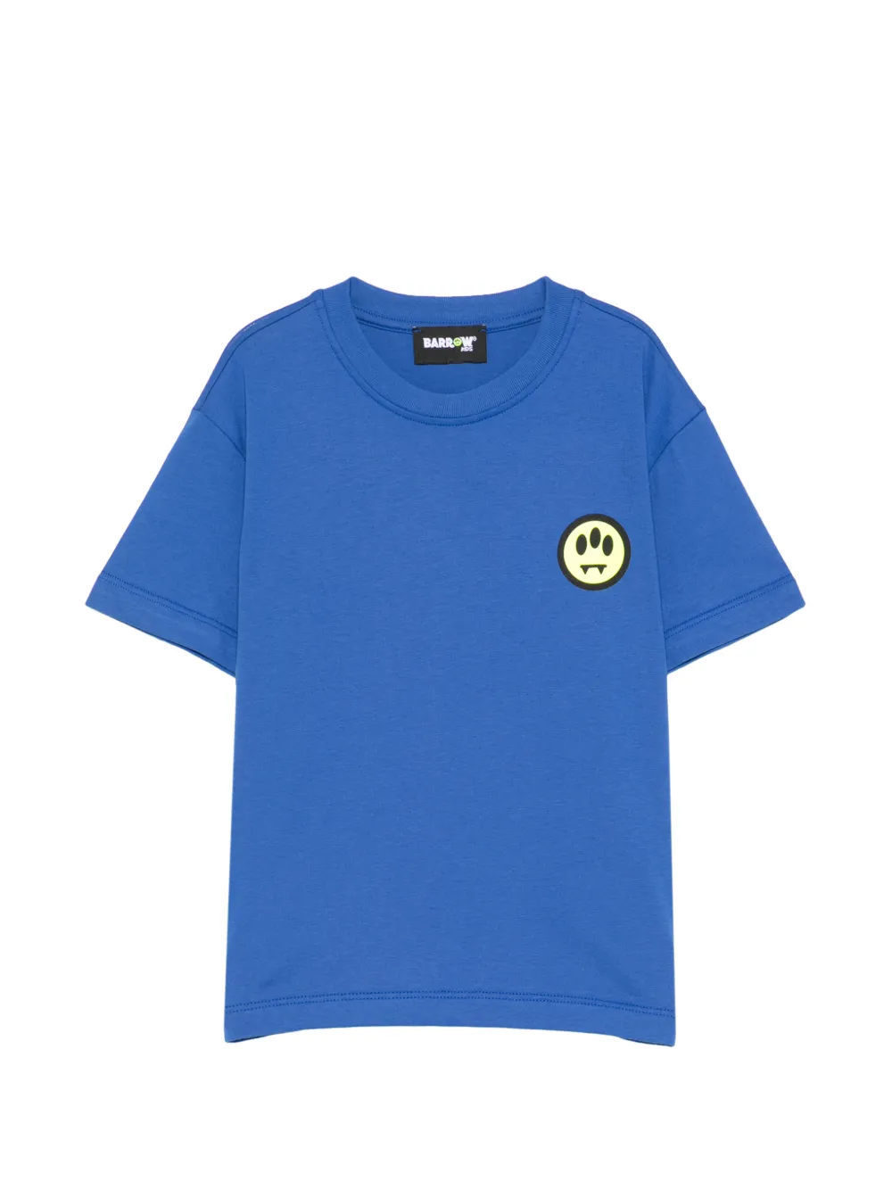 Barrow kids logo-print T-shirt - Blu