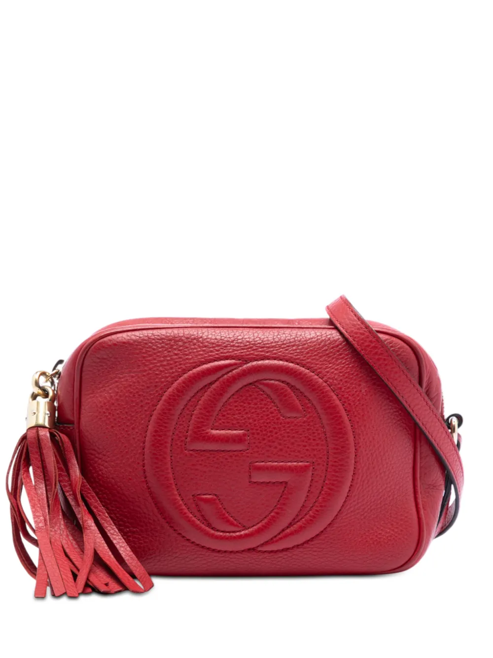 Gucci Pre-Owned 2016-2026 Leather Soho Disco crossbody bag - Rosso