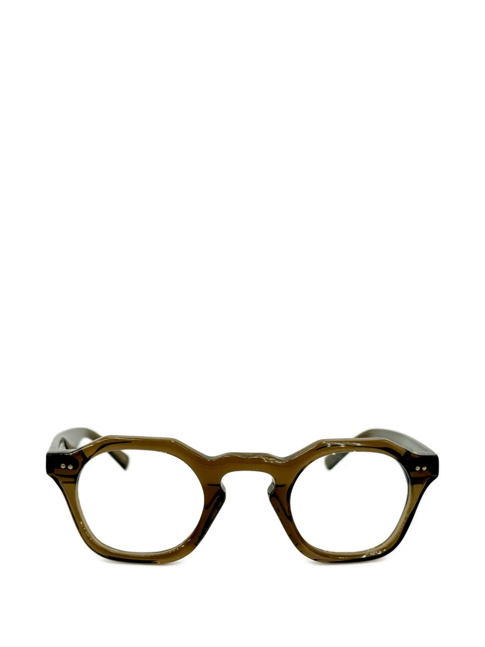 Josef Miller 밀턴 라운드 프레임 선글라스 | 그린