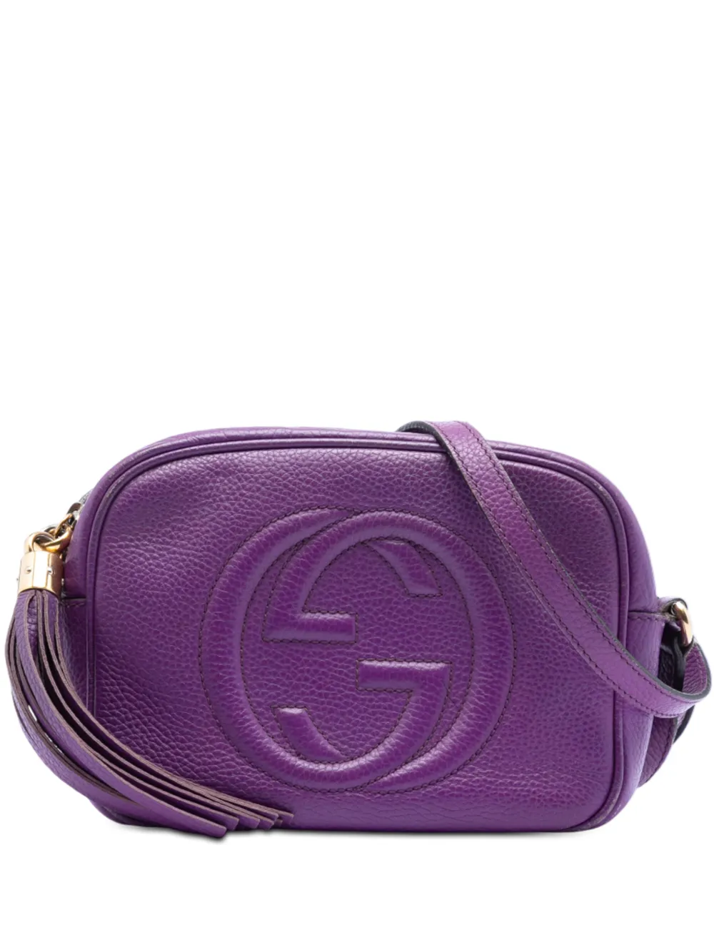 Gucci Pre-Owned 2016-2026 Leather Soho Disco crossbody bag - Viola