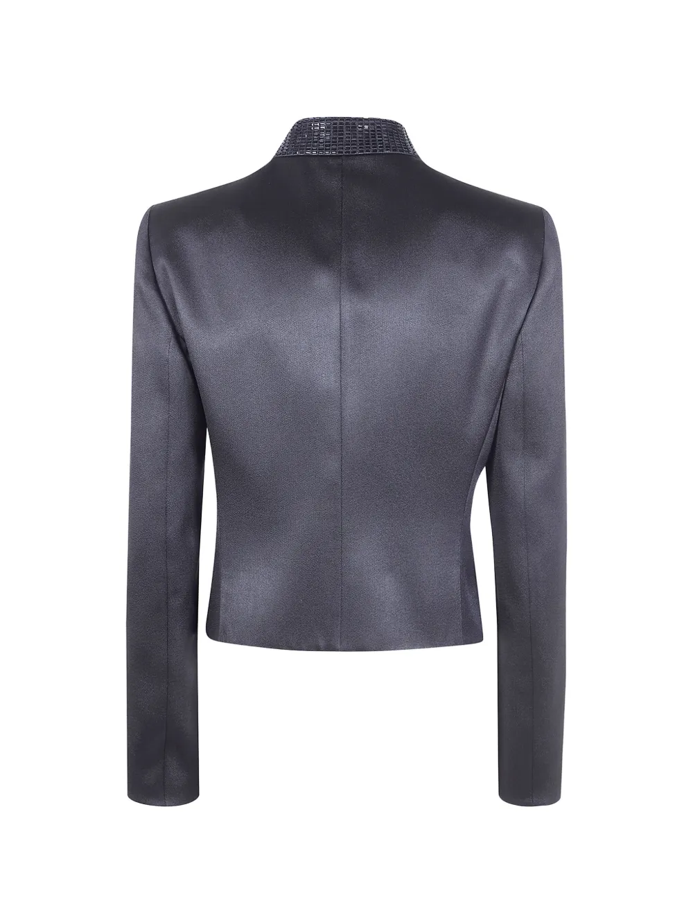  Giorgio Armani Mandarin-collar Jacket - Grey 