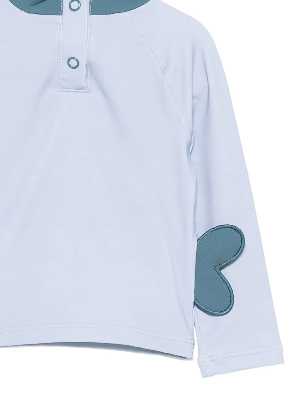 Stella McCartney Kids Zonbescherming met walvis-print Blauw