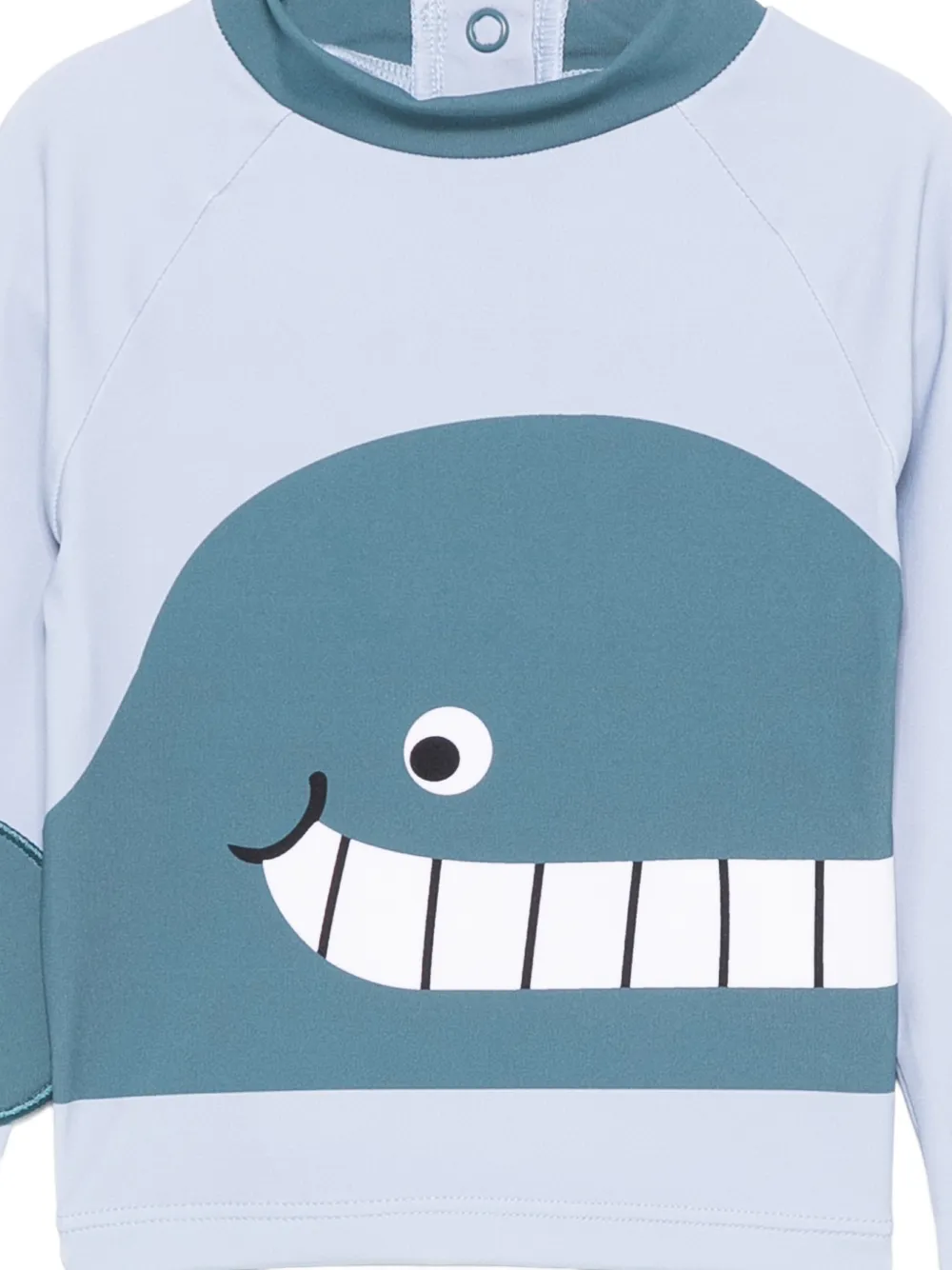 Stella McCartney Kids Zonbescherming met walvis-print Blauw