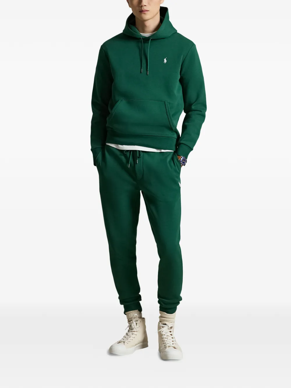 Polo Ralph Lauren Trainingsbroek met geborduurd logo Groen
