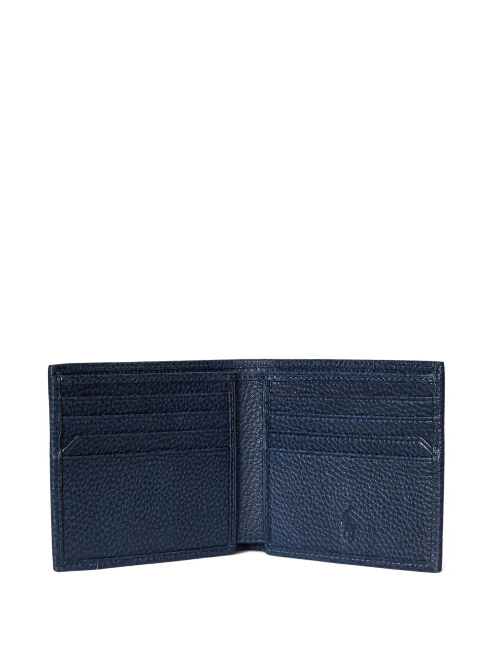 Polo Ralph Lauren Portemonnee van bewerkt leer Blauw