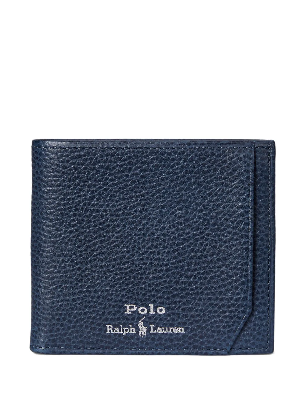 Polo Ralph Lauren pebbled leather wallet - Blu
