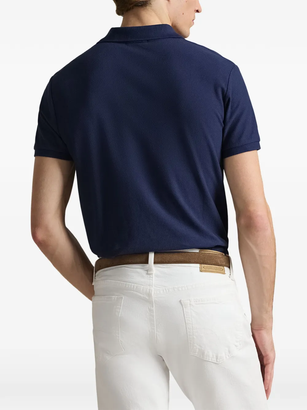 Polo Ralph Lauren Poloshirt met knopen Blauw