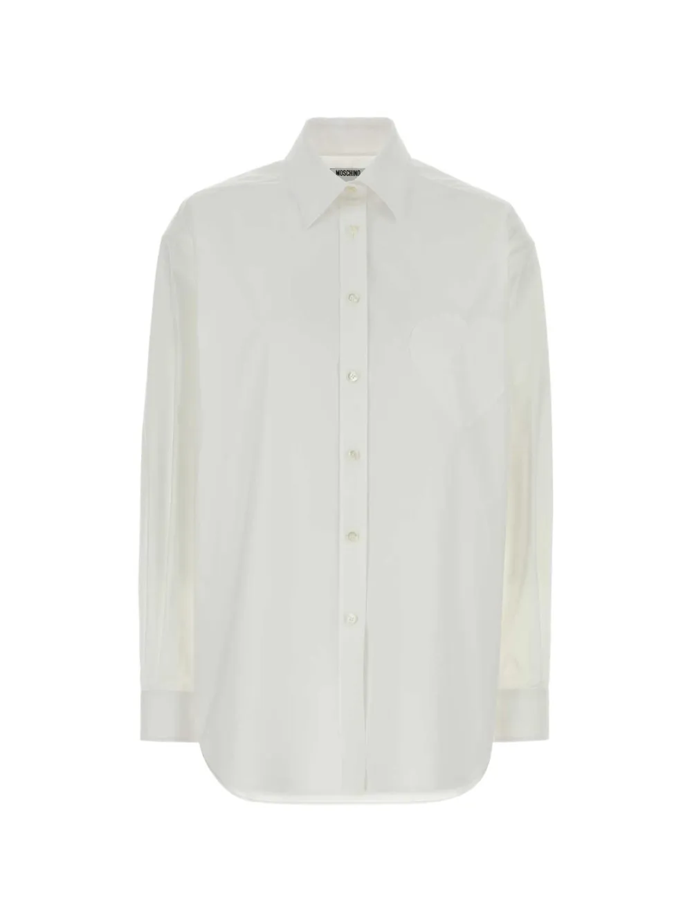 Moschino logo-detail shirt - Bianco