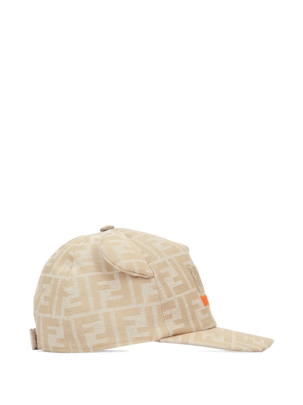  Fendi Kids Logo-embroidery Baseball Hat - Neutrals 