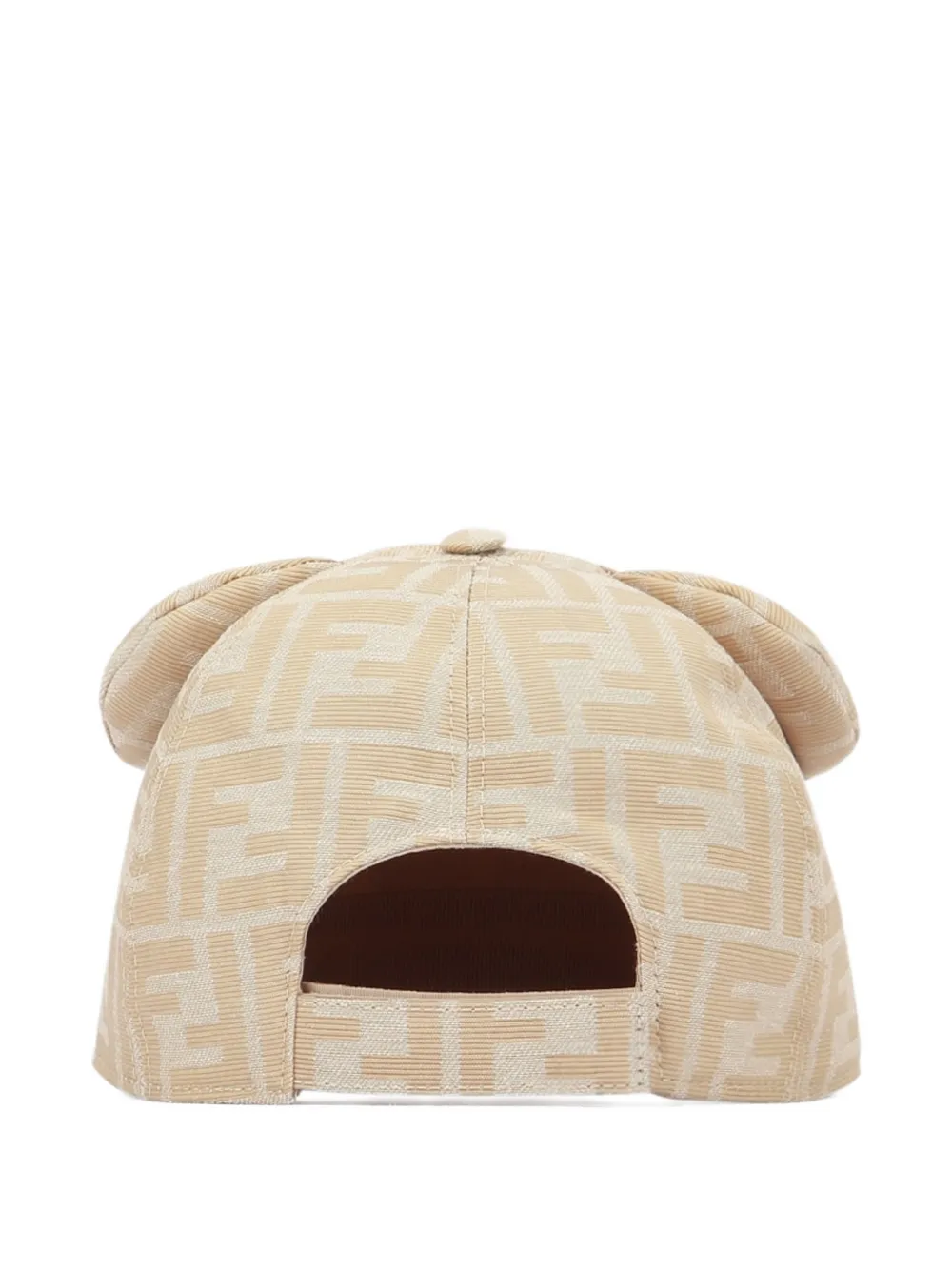  Fendi Kids Logo-embroidery Baseball Hat - Neutrals 