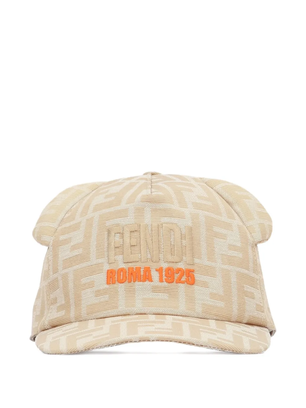 Fendi Kids logo-embroidery baseball hat - Toni neutri