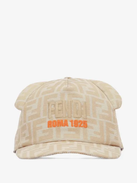 Fendi Kids gorra de béisbol con logo bordado