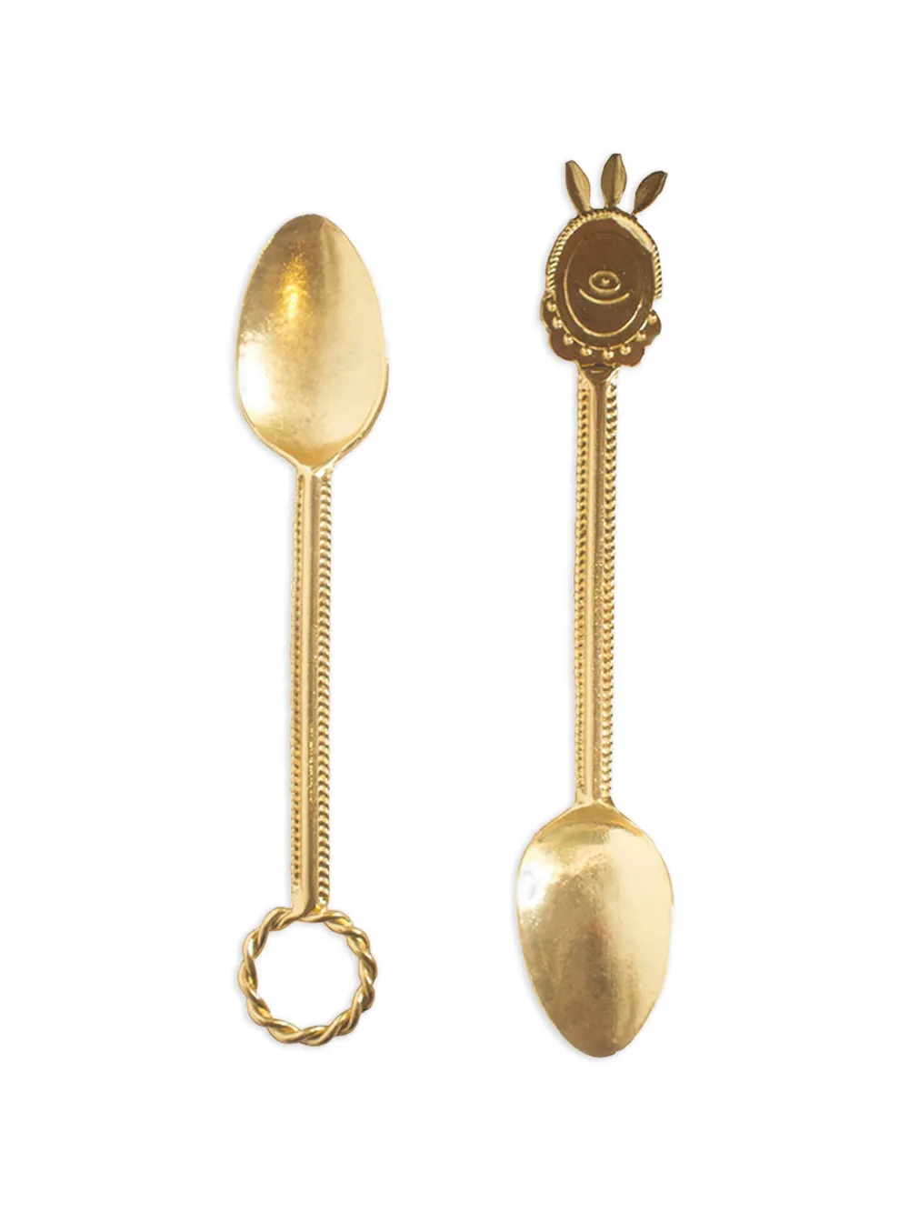 Natalia Criado Wreath spoon (set of two) - Gold
