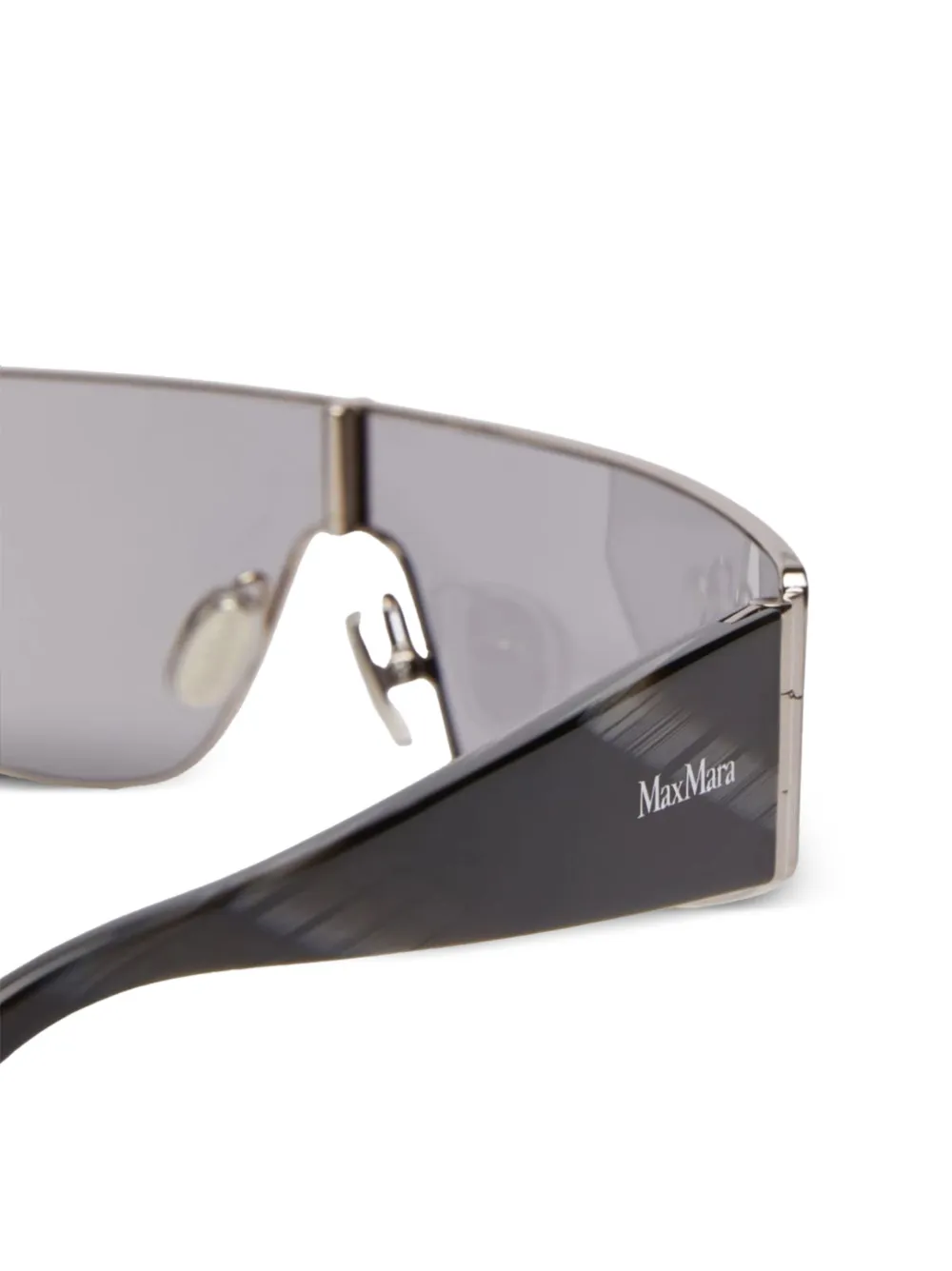  Max Mara Shield-frame Sunglasses - Silver 