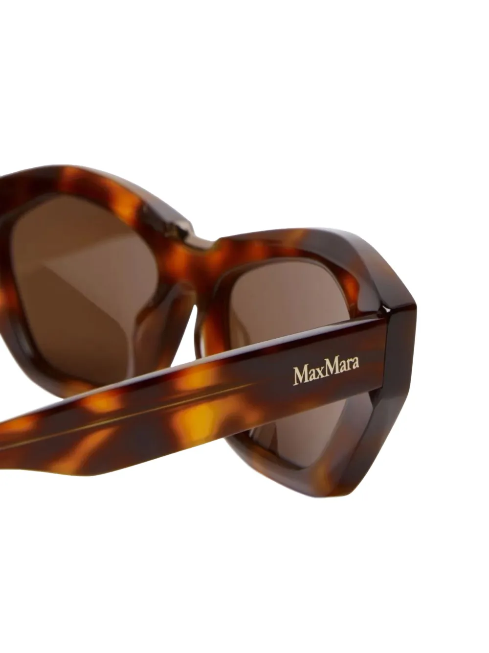  Max Mara Geometric-frame Sunglasses - Brown 