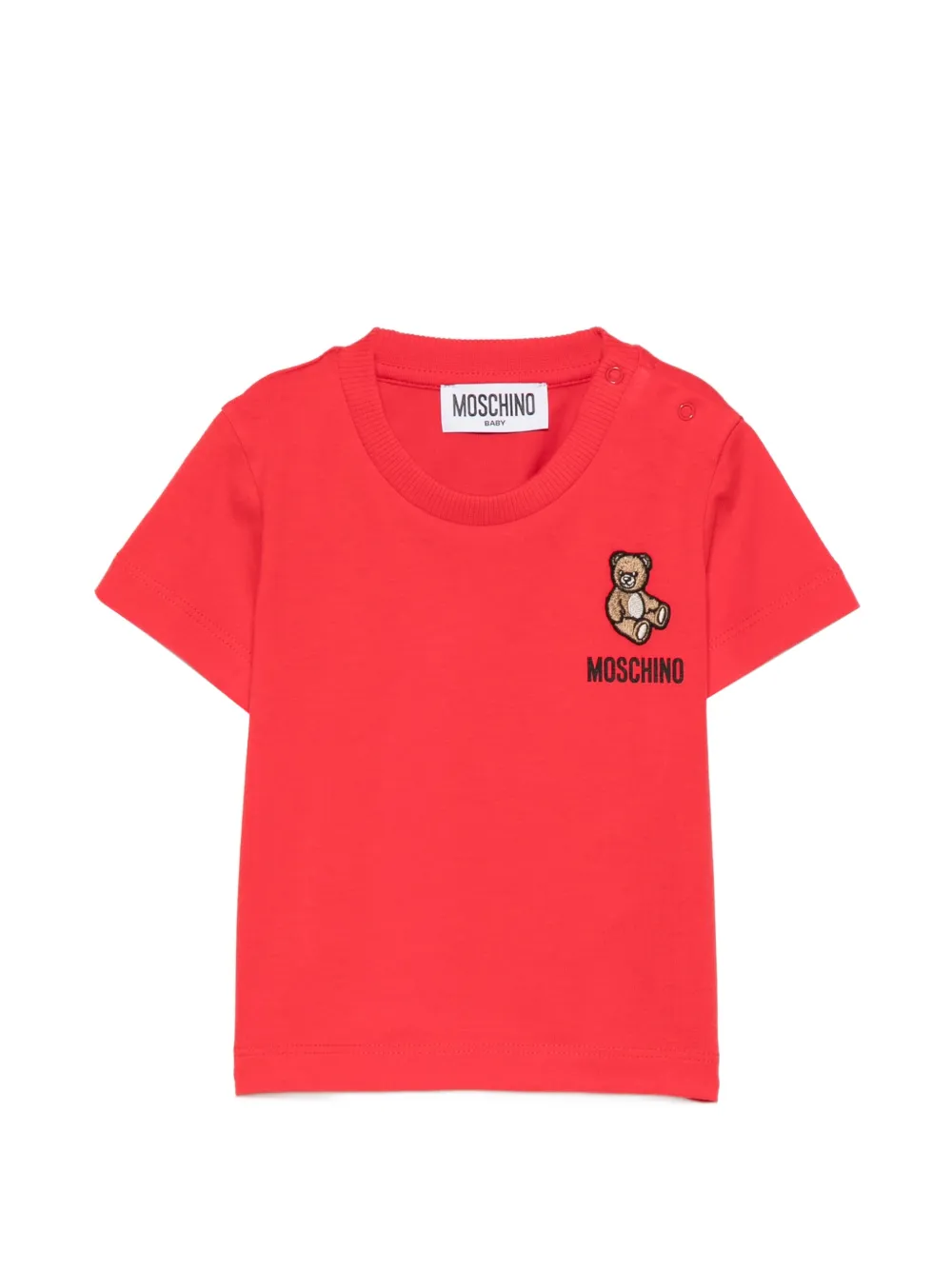 Moschino Kids logo T-shirt - Rosso