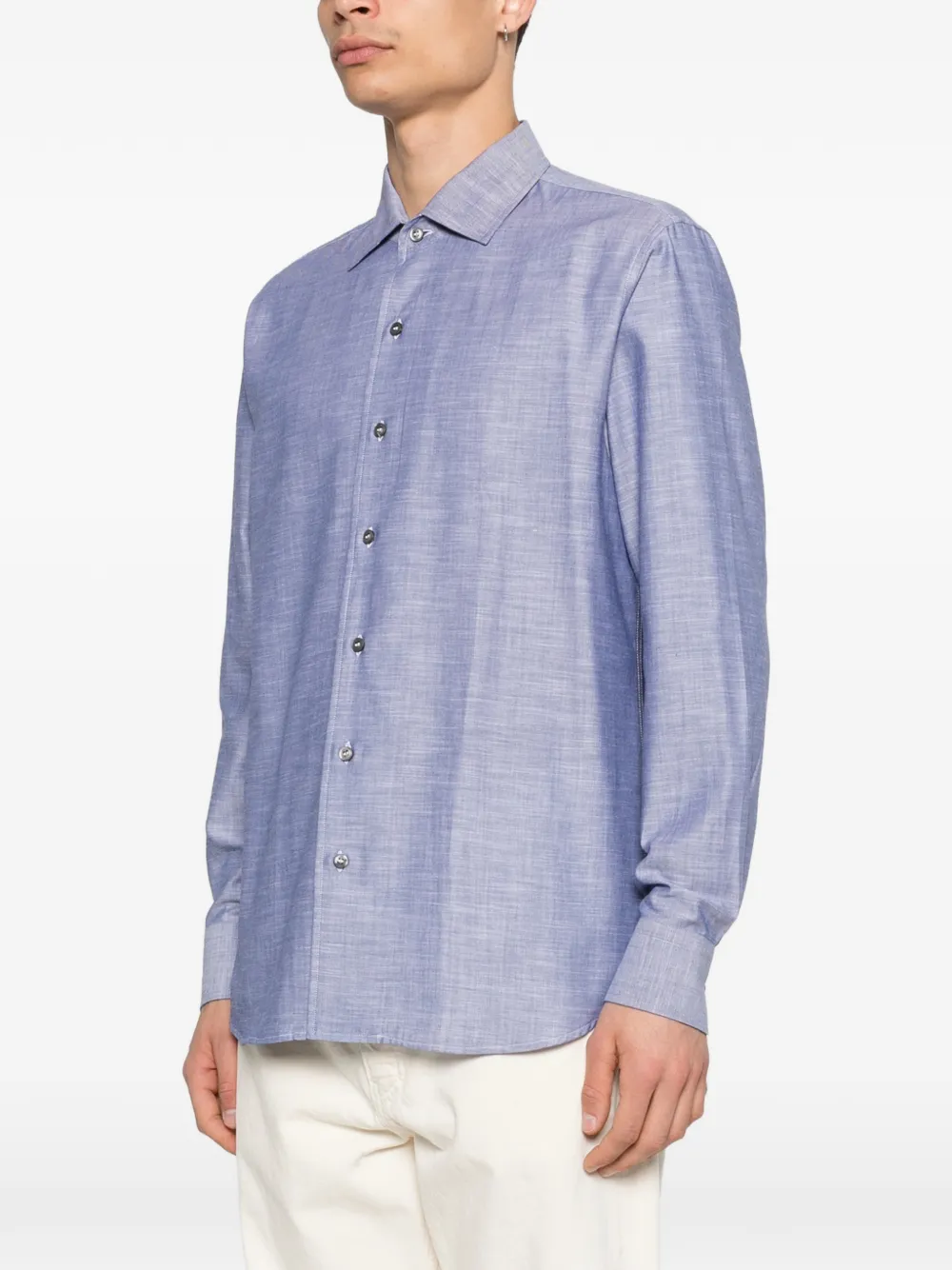  Brioni Camicia Marcelo - Blu 