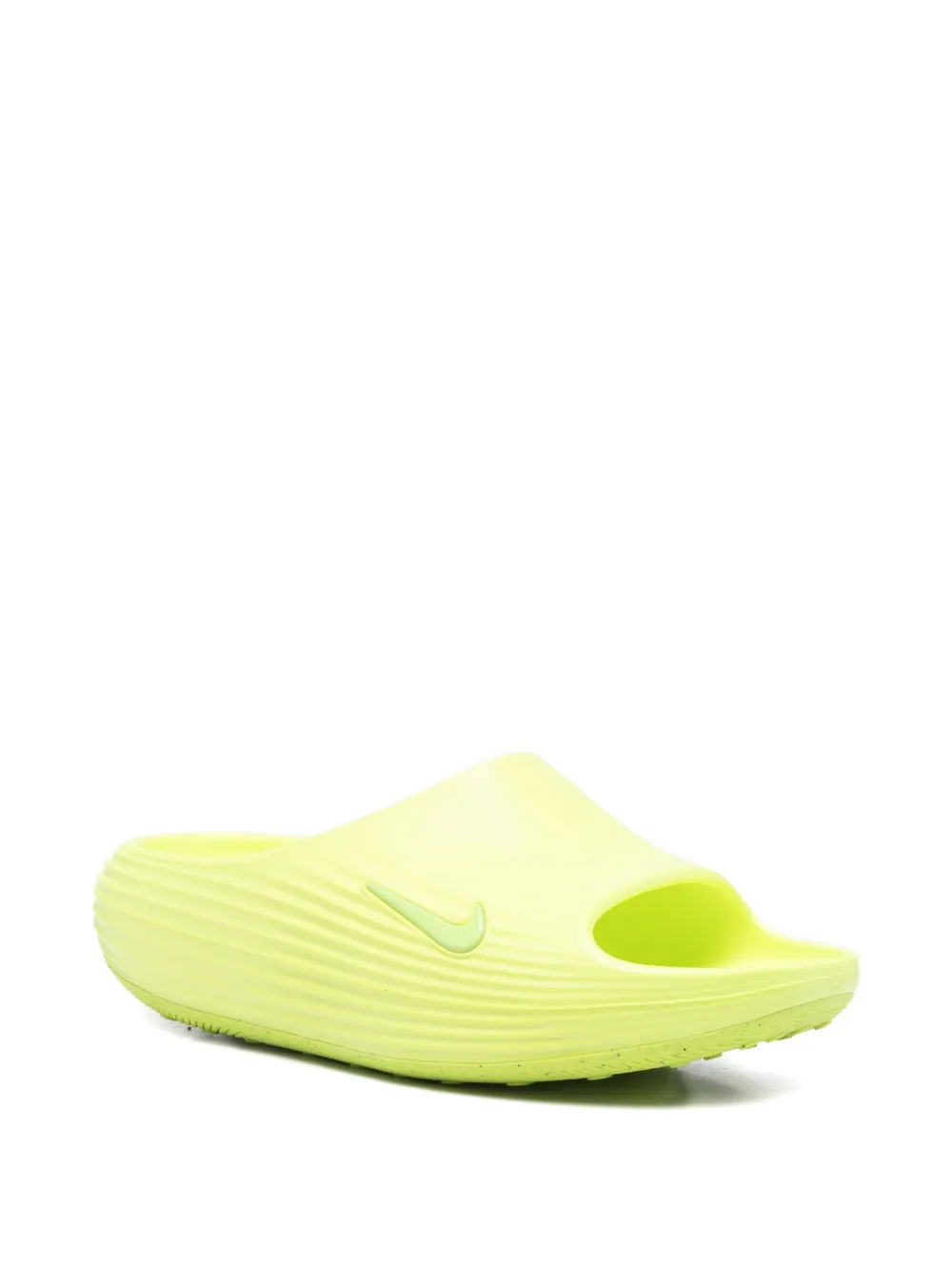 Nike ReactX Rejuven8 logo slides Geel