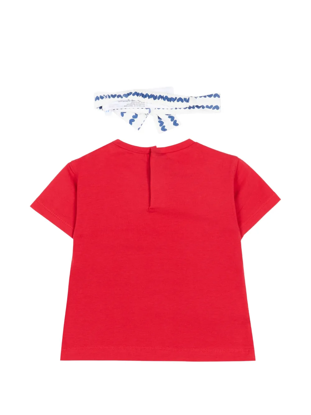 Mayoral Haarband en T-shirt met print Rood