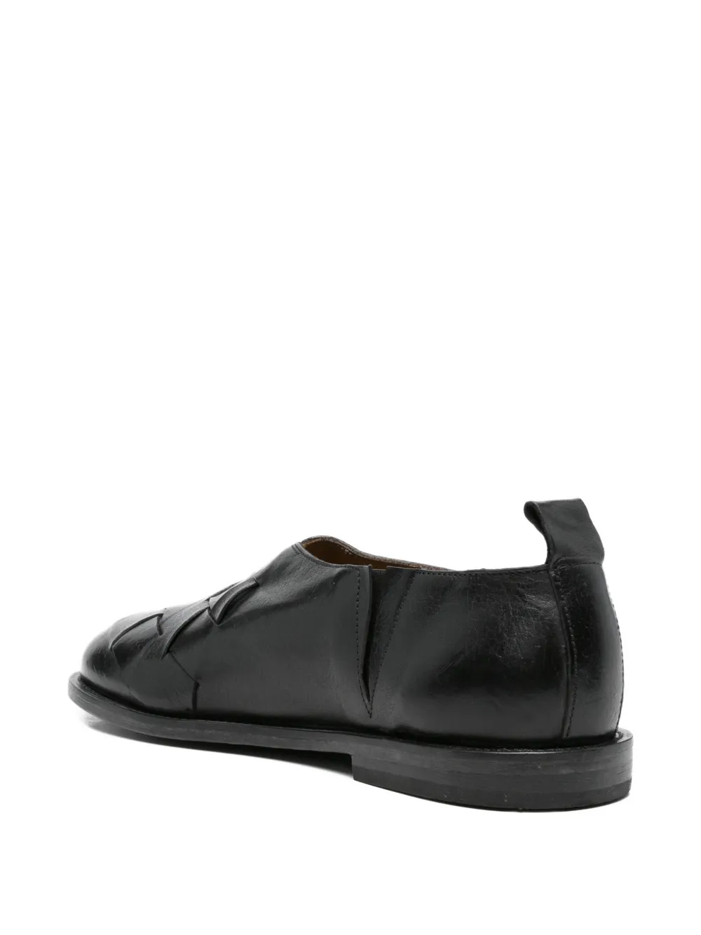 Moma Leren loafers Zwart