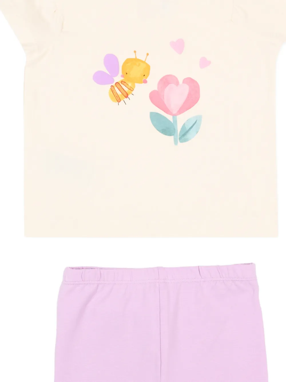 Floral-Print Leggings Set