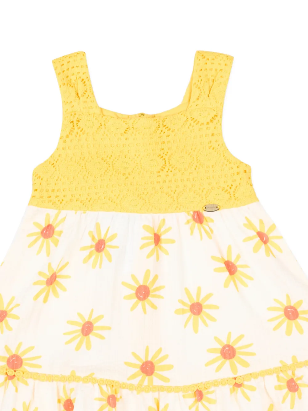 Mayoral Jurk met bloemenprint Wit