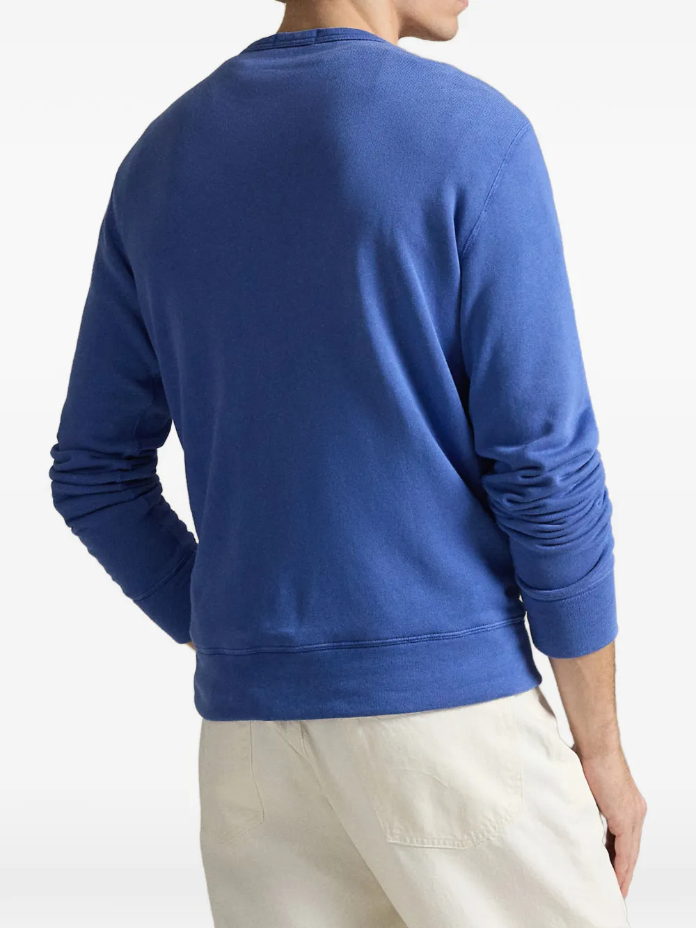 Polo Ralph Lauren Spa Terry sweater met geborduurd logo Blauw