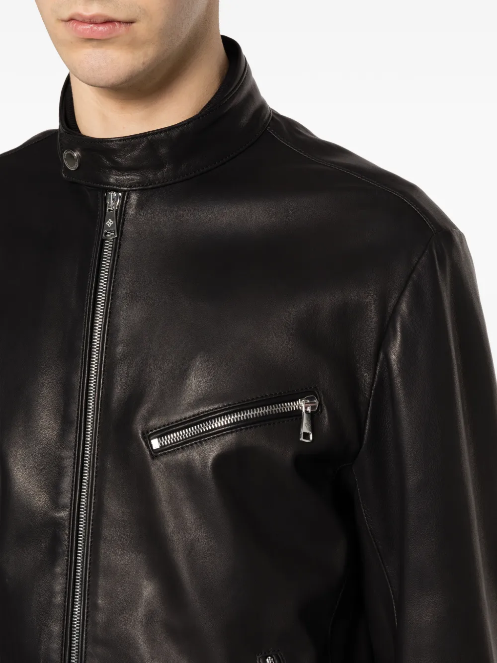Tagliatore Bikerjack met rits Zwart