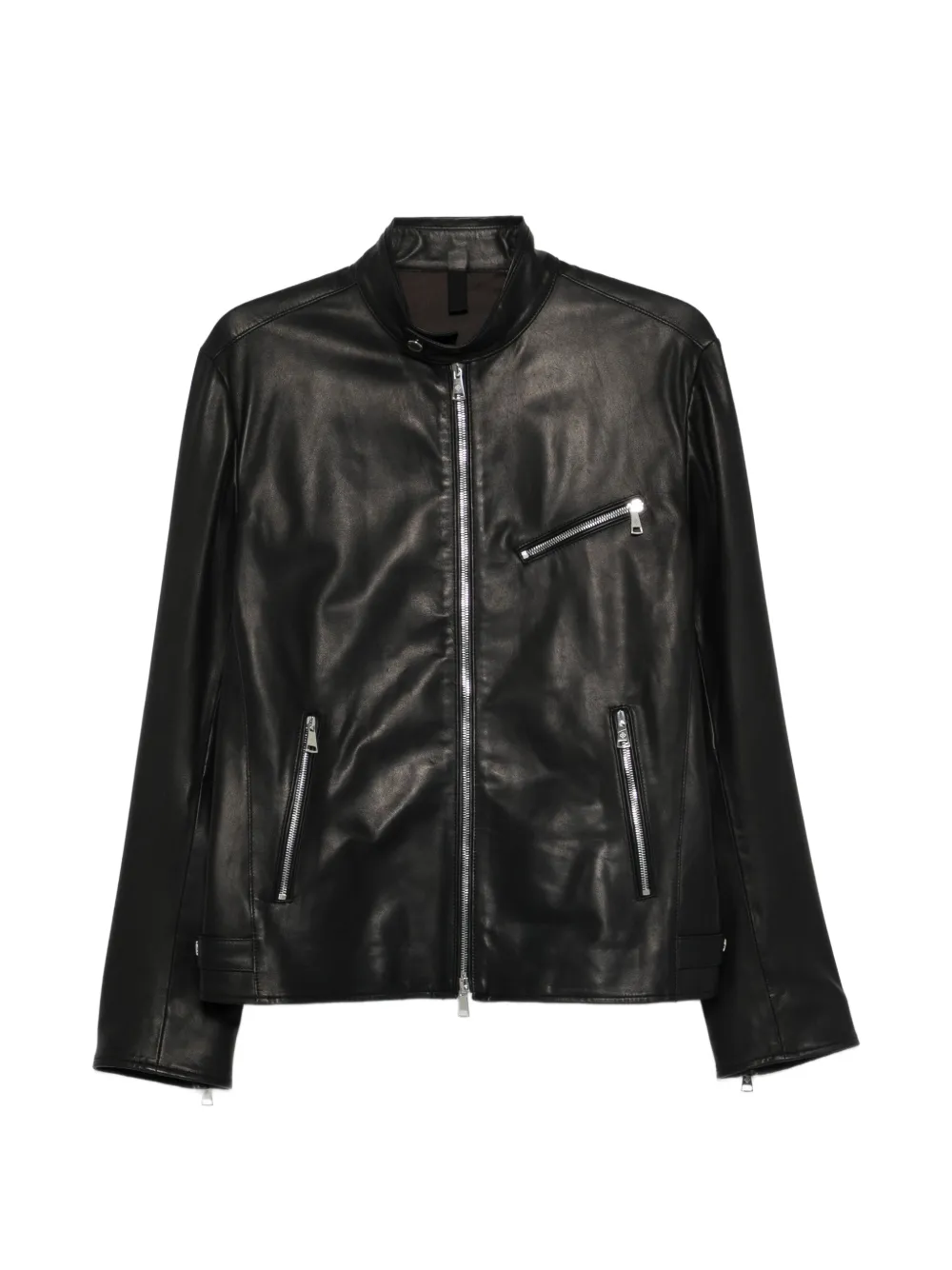 Tagliatore zip biker jacket - Nero