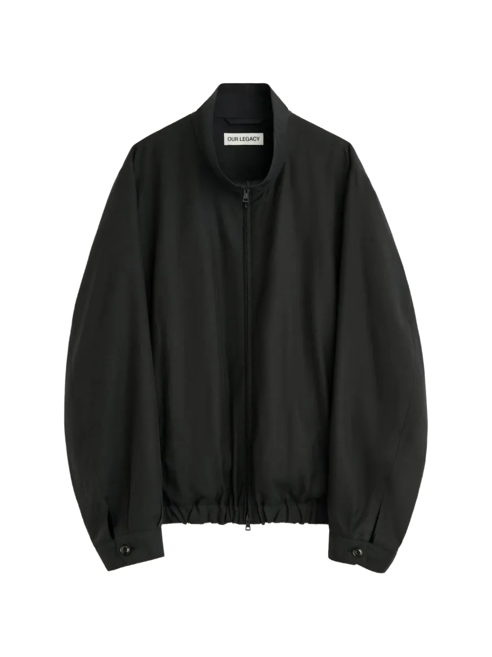 OUR LEGACY CASINO zip-up jacket - Nero