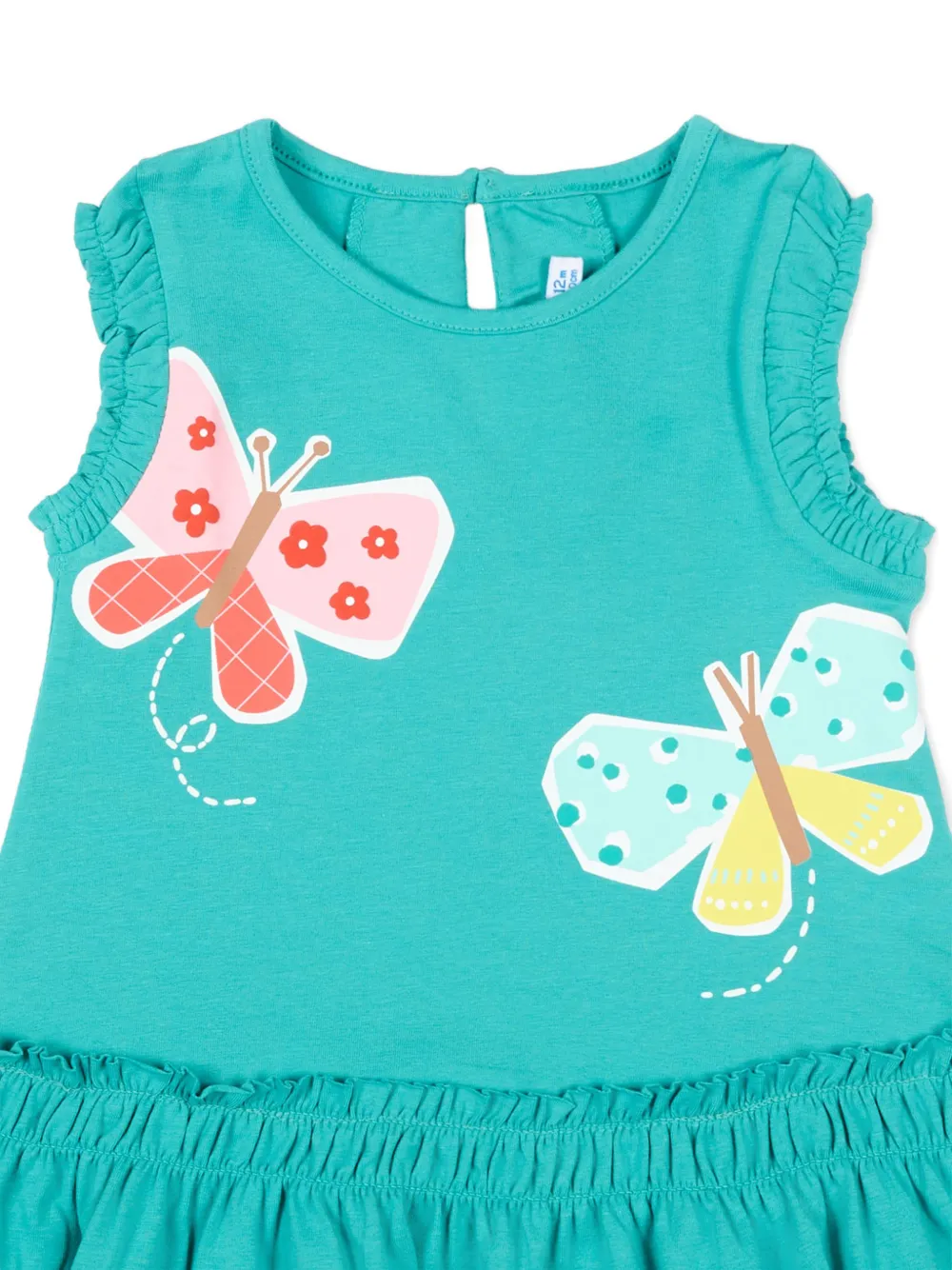 Mayoral Butterfly jurk met ruches Groen
