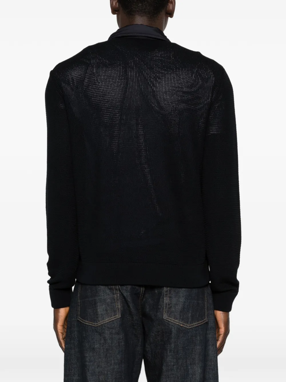 Herno Vest met rits Blauw