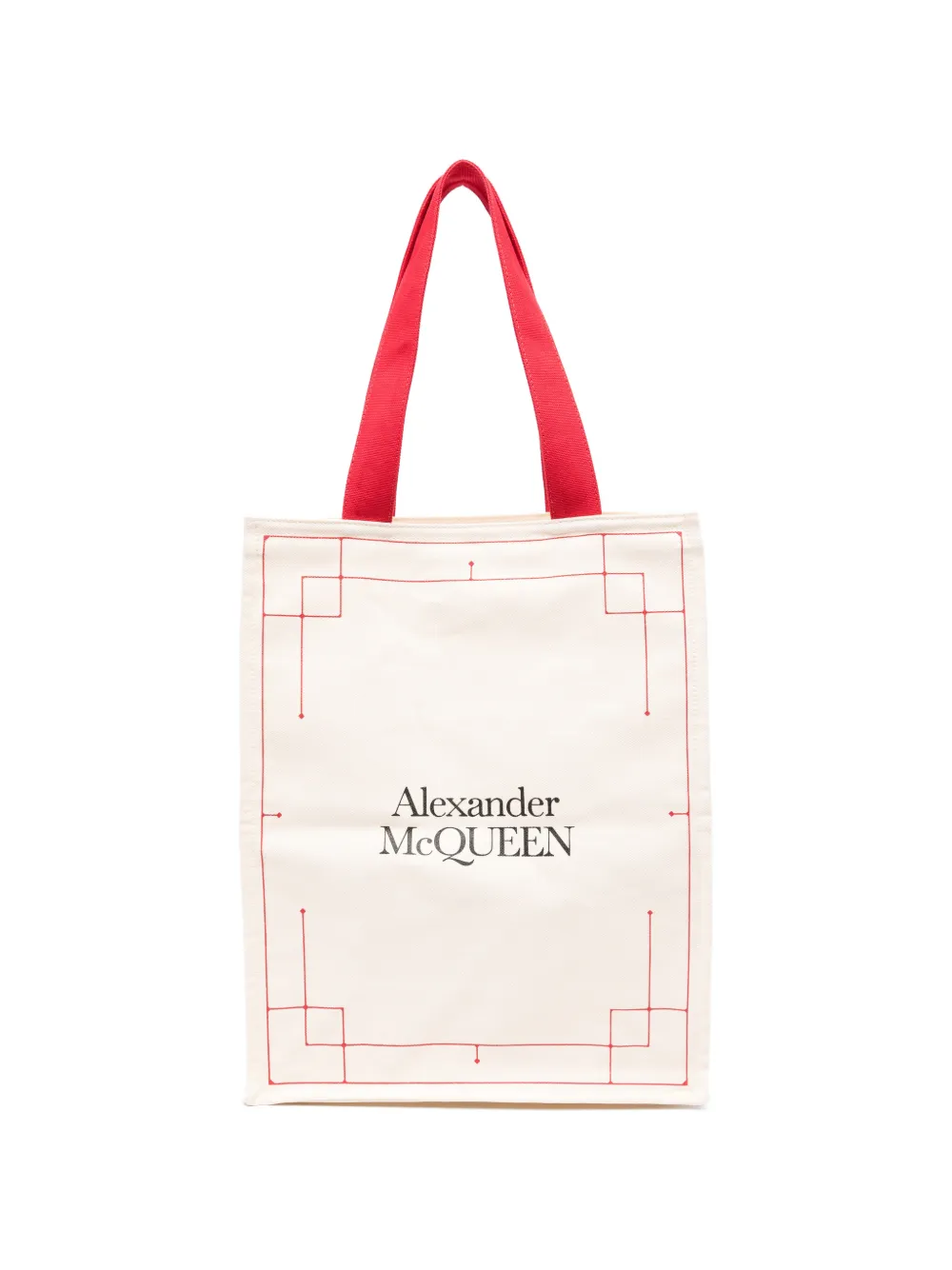 Alexander McQueen Pre-Owned Borsa tote con logo anni 2020 - Toni neutri