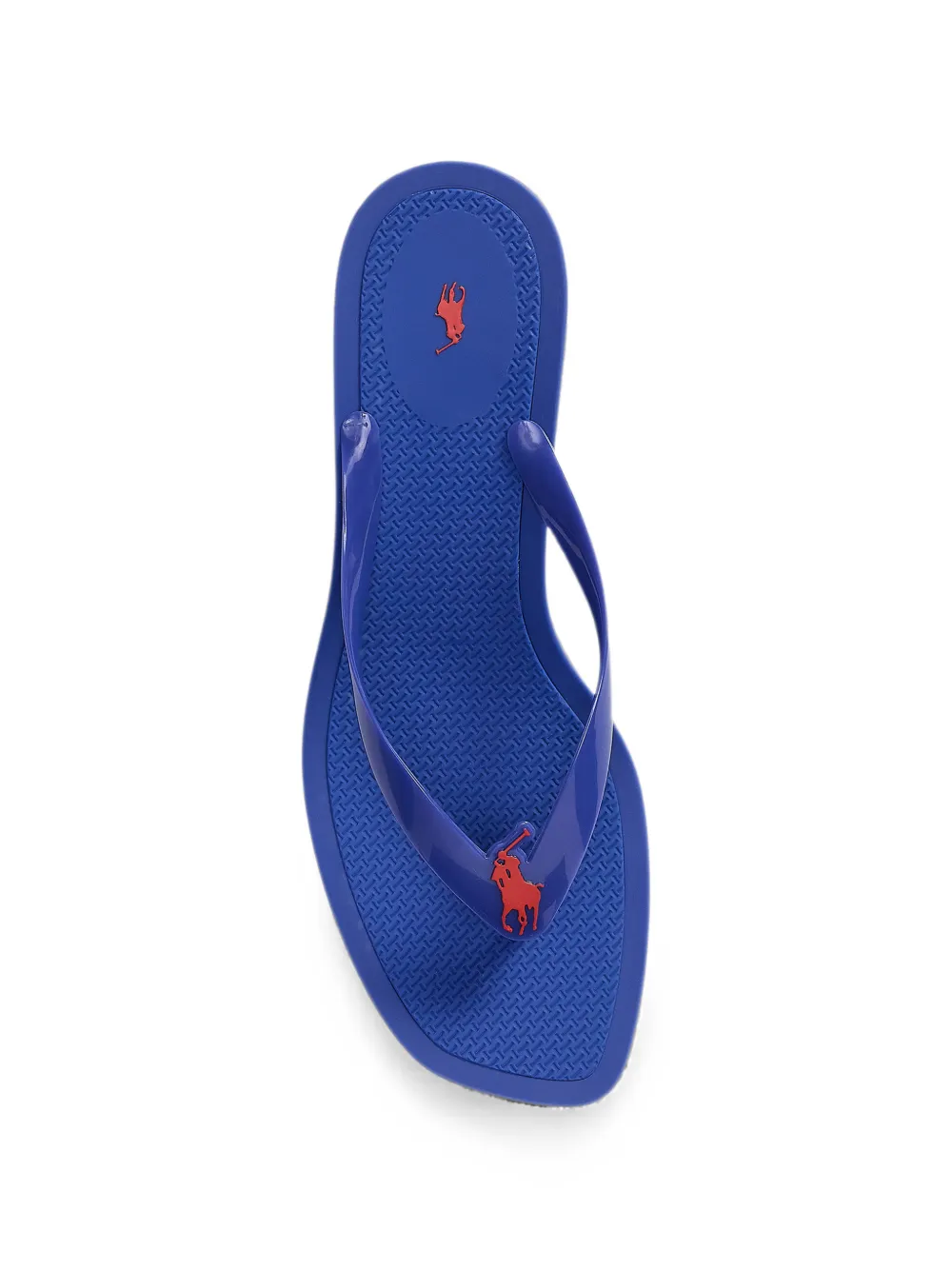 Polo Ralph Lauren Pony-motif thong-strap sandals Blauw