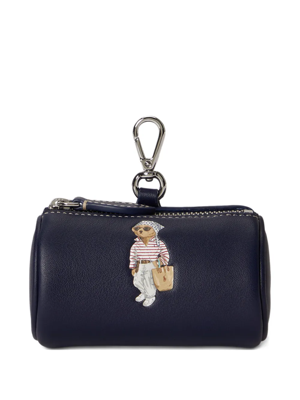 Polo Ralph Lauren Polo Bear leather coin purse - Blu