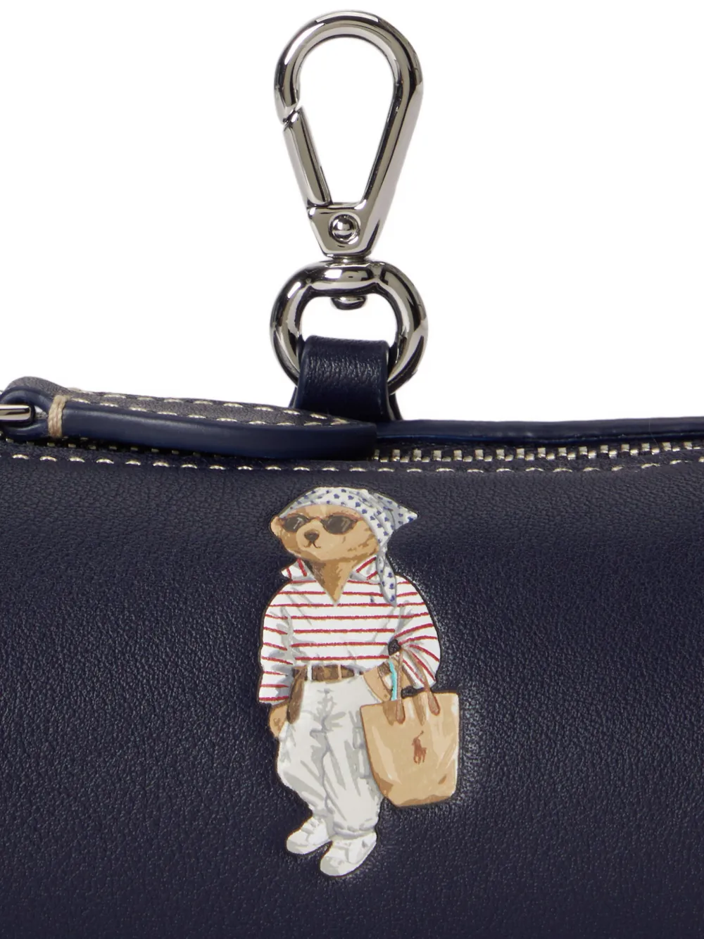 Polo Ralph Lauren Polo Bear leren portemonnee Blauw
