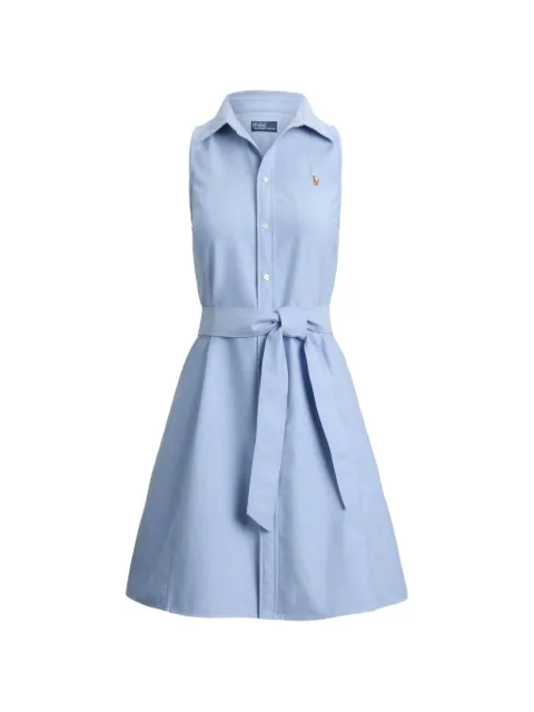 Polo Ralph Lauren belted sleeveless shirt dress