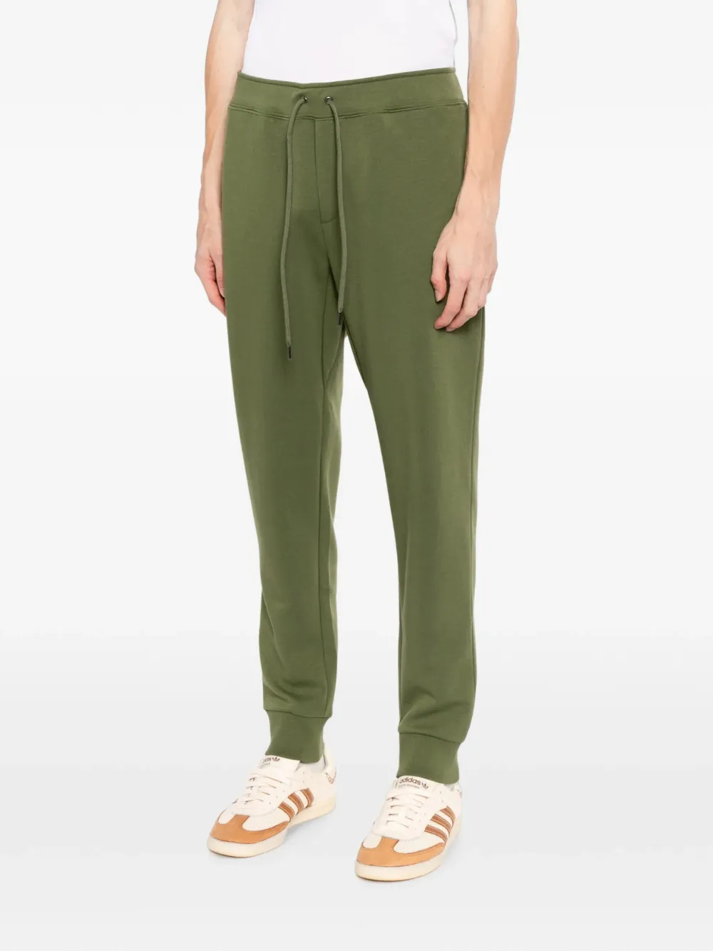 Polo Ralph Lauren Broek met trekkoord en logo Groen