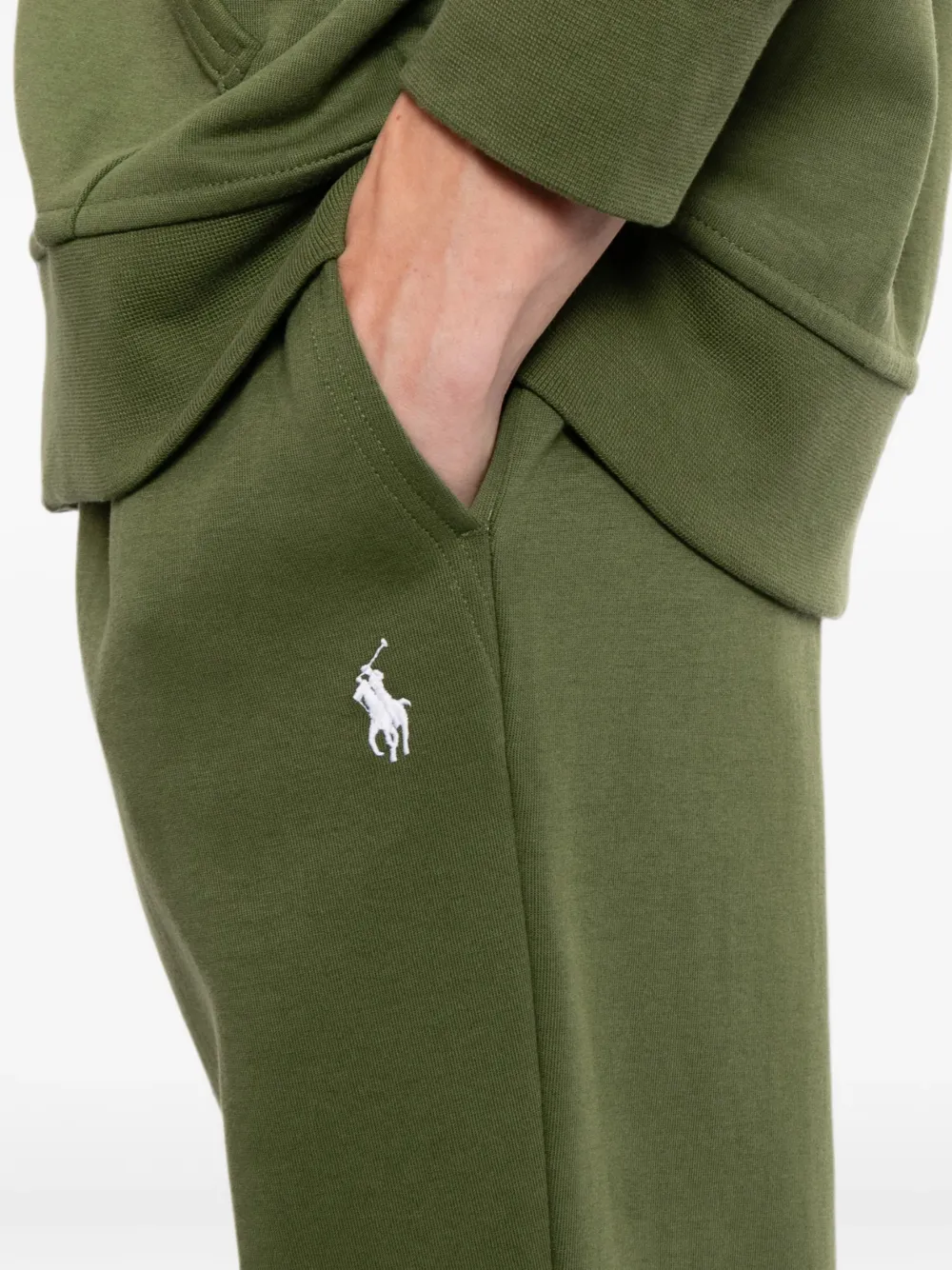 Polo Ralph Lauren Broek met trekkoord en logo Groen