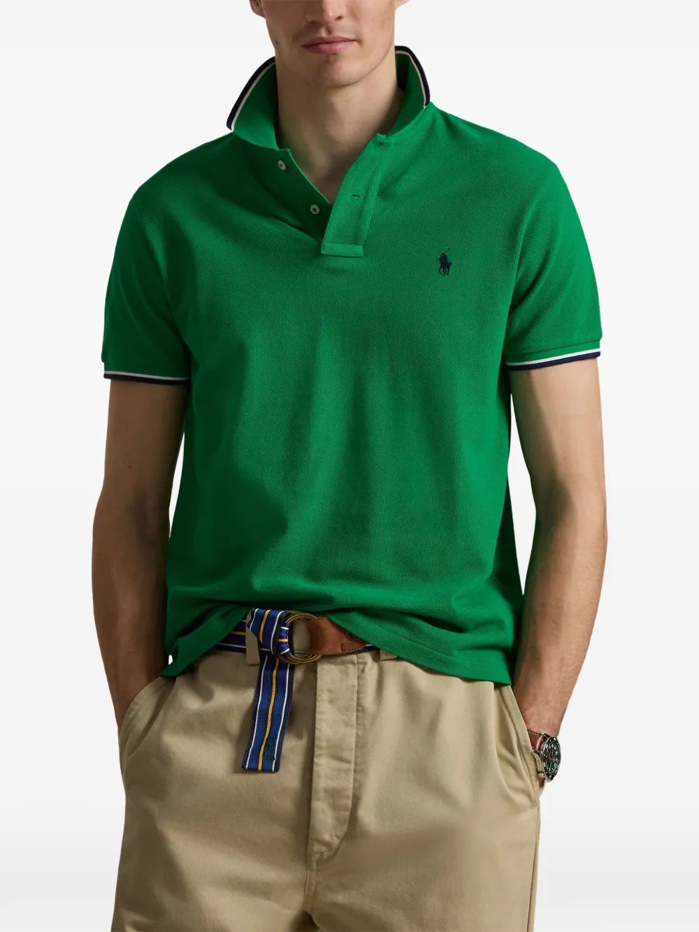 Polo Ralph Lauren Piqué poloshirt Groen