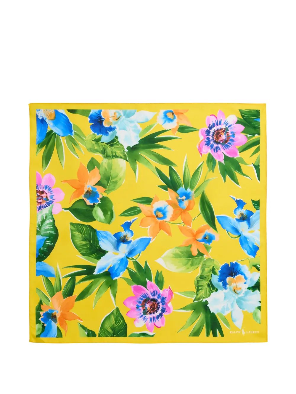 Polo Ralph Lauren floral-print pocket square - Giallo