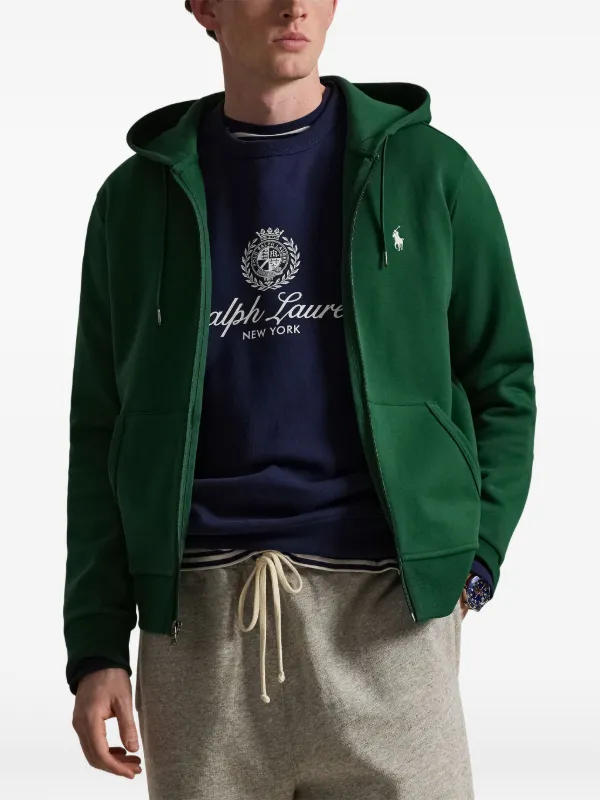 Polo Ralph Lauren ジップ パーカー | グリーン | FARFETCH JP