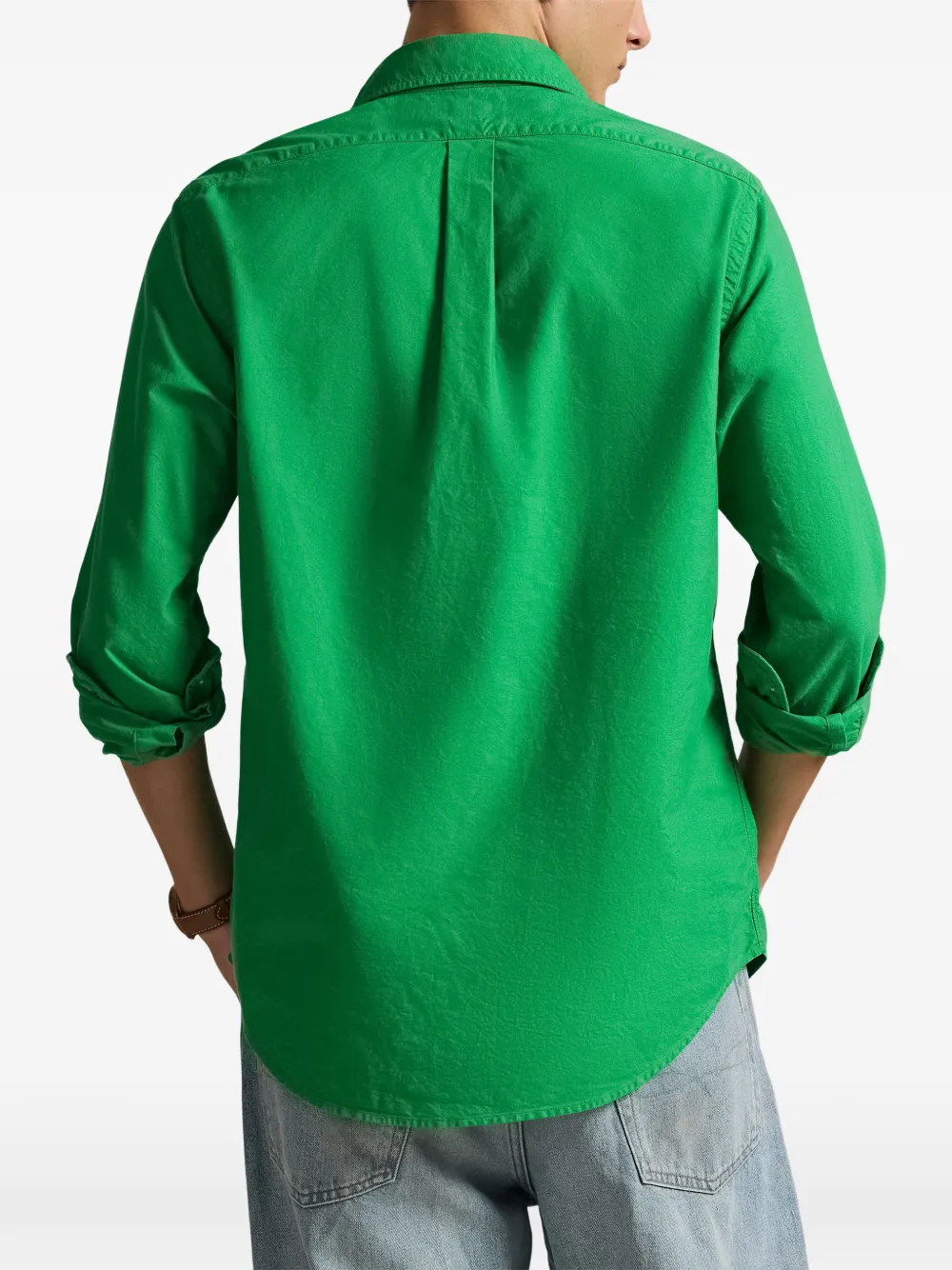 Polo Ralph Lauren Overhemd met knopen en logo Groen