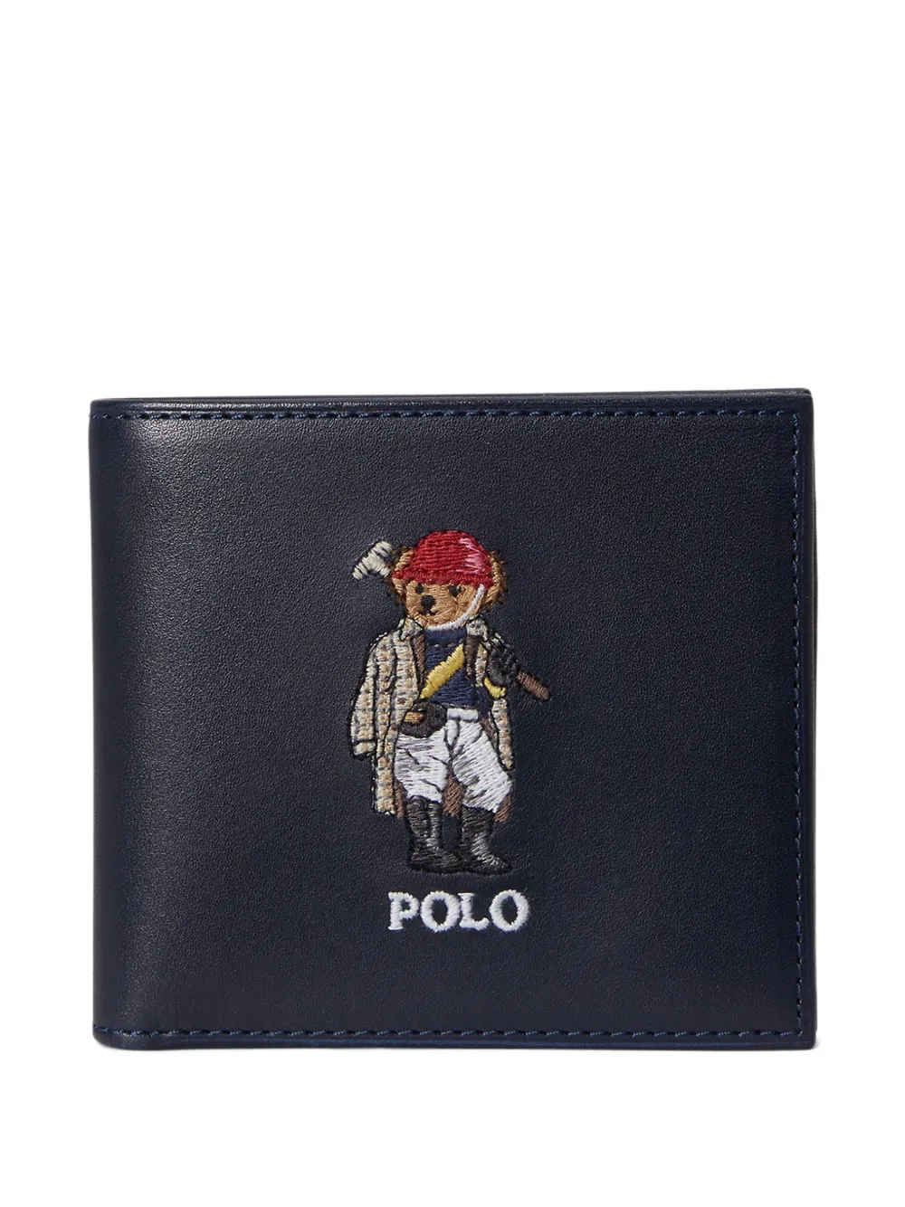 Polo Ralph Lauren Polo Bear leather wallet - Blu