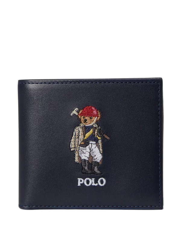 最終サマーセール！！Polo ベア ウエスタン ウォレット 財布 Polo Ralph Lauren ポロベア 財布 | ブルー | FARFETCH JP