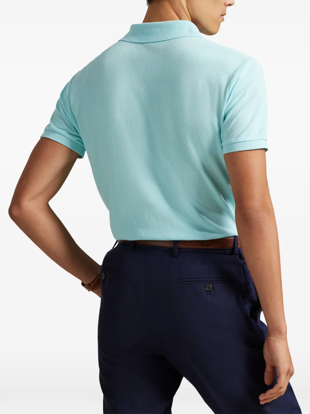 Polo Ralph Lauren Poloshirt met contrasterend logo Blauw