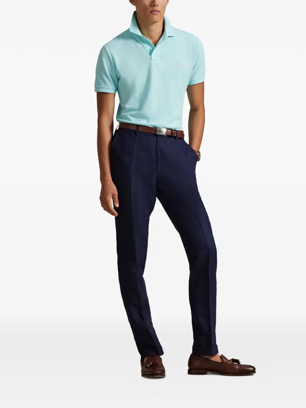 Polo Ralph Lauren Poloshirt met contrasterend logo Blauw