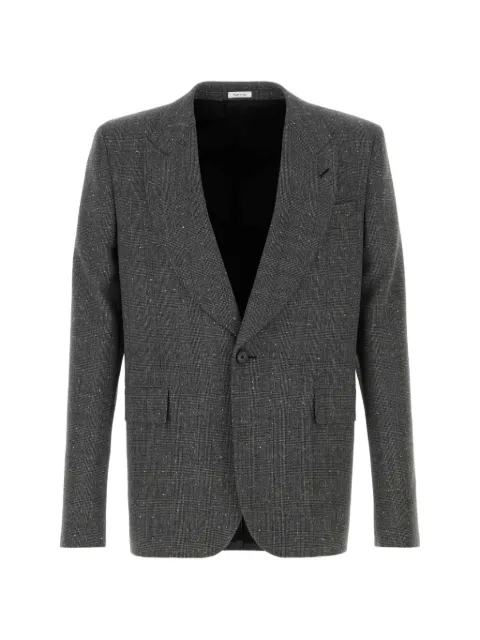 Alexander McQueen checked blazer 