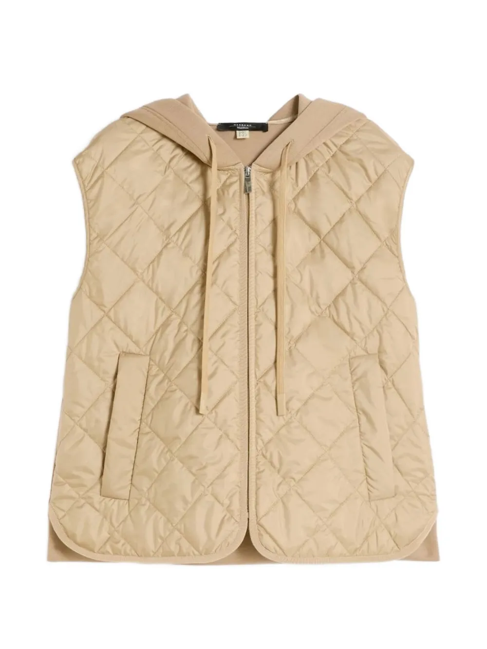 Weekend Max Mara quilted hooded gilet - Toni neutri